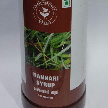 a bottle of nannari sarabath_herbalsociety